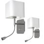 Milagro NAPOLI ML63600 Aplique de perete 1xE27+ 1W LED 4000K 90LM IP20