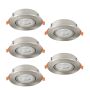Eglo BARRANCO 902269 downlight wpuszczany 5x4.5W/LED 5X450lm 2700K, 4000K, 6500K IP20