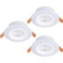 Eglo CALONGE RGB 901117 Lumină îngropată deasupra plafonului 3x3.8w/led 2700_6500k ip20_ip44 3X520lm