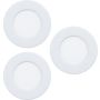 Eglo FUEVA 6-Z 901429 Lumină îngropată deasupra plafonului 3x2.8w/led 2700_6500k ip44 1020lm