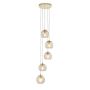 Endon DIMPLE 91972 Lampă cu pendul 5x7W/E14 IP20