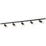 Italux MARVI TR DOLORES 922503-5-BL-SET Proiector de șină 5x40W/E27 IP20