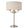 Endon HIGHCLERE 94369 Lampă de masă 3x18W/E14 IP20