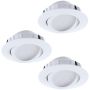 Eglo PINEDA 95857 Lumină îngropată deasupra plafonului 3x6W/LED 500LM