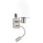 Eglo PASTERI 96477 Aplique de perete 1x40W/E27 + 1X3,5W/LED 380LM