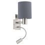 Eglo PASTERI 96479 Aplique de perete 1x40W/E27 + 1X3,5W/LED 380LM
