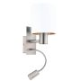 Eglo PASTERI 96484 Aplique de perete 1x40W/E27 + 1X3,5W/LED 380LM