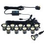 Endon IKONPRO 99765 Lampă cu senzor de mișcare 10x0.75W/SMD 4014 3000K|4000K IP67