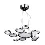 AZzardo SATELLITE AZ1786 Lampă cu pendul 5x6W+5x10,8W+1x26W/LED 6600LM