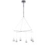Italux TELESTO AD16024-6A CH Lampă cu pendul 6x5W/LED IP20