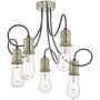 Dar Lighting ALZBET ALZ5475 Lampă de tavan 5x60W/E27