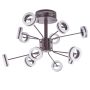 Italux METIS AX16002-12A COFFEE Lampă de tavan 12x4,8W/LED IP20