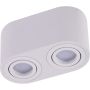 AZzardo BRANT 2 ROUND SMART WIFI AZ3722 Lumină montată pe suprafață 2x10W/GU10 2700K-6500K 680LM IP20