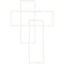 AZzardo QUADRATUS  AZ2993 Aplique de perete 1x80W/LED 4800LM