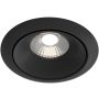 Maytoni YIN DL031-2-L12B Lumină îngropată deasupra plafonului 1x12W/LED 3000K 950LM IP20