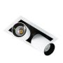 Italux MERCANTA GL7117-2/12W 4000K WH+BL Lumină îngropată deasupra plafonului 2x12W/LED 1640LM IP20