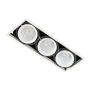Italux VERTICO GL7108-3/3X18W 3000K WH+BL Lumină îngropată deasupra plafonului 3x18W/LED 4200LM IP20