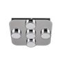 Italux MARCEL HD-4011N-05-9051D CH Lustră de tavan 5x5W/LED