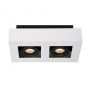 Italux CASEMIRO IT8001S2-WH/BK Lumină montată pe suprafață 2x50W/GU10