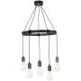 Dar Lighting IVAN IVA0531 Lampă cu pendul 5x60W/E27 IP20