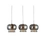 AZzardo BURN 3 LINE AZ2454 Lampă cu pendul 3x40W/G9 IP20