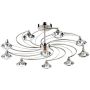 Dar Lighting LUTHER LUT2346 Lampă de tavan 10x40W/G9
