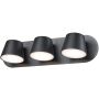 Italux KUOLA MB1350-3-BK Aplique de perete 1x18W/LED 3000K 640LM IP20