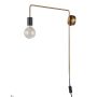 Italux MONIQ MB-BR1721402-W1-G Aplique de perete 1x60W/E27
