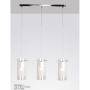 Italux BLEND MDF9489/3 Lampă cu pendul 3x60W/E27