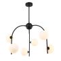 Italux CELINE MDM-3800/6 BK+W Candelabru 6x25W/G9 IP20