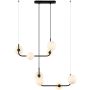 Italux FERRAND MDM-4123-8-BK Lampă cu pendul 8x25W/G9 IP20
