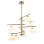 Italux FIORENZO MDM3661-8 BRO+W Candelabru 8x25W/G9