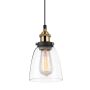 Italux FRANCIS MDM-2563/1 GD+CL Lampă cu pendul 1x40W/E27