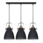 Italux FRANKLIN MD-HN8026S-3-B+RC Lampă cu pendul 3x60W/E27