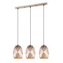 Italux HARLEY MDM-3480/3 GD Lampă cu pendul 1x40W/E27