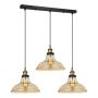 Italux HUBERT MDM-2381/3 GD+AMB Lampă cu pendul 3x40W/E27