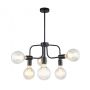 Italux KRISTY MDM-3678/6 BK Candelabru 6x60W/E27
