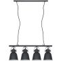 Italux LAVARE MD-HN82608-4-BK+WH Lampă cu pendul 4x40W/E27 IP20