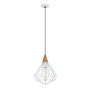 Italux MAELLE MDM-2591/1S WH Lampă cu pendul 1x60W/E27 IP20