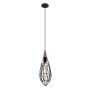 Italux MAELLE MDM-2595/1S BK Lampă cu pendul 1x40W/E14