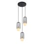 Italux MATTY MDM-3939/3 BK Lampă cu pendul 3x40W/E27 IP20