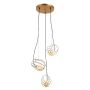 Italux MELISA MDM-3942/3 GD Lampă cu pendul 3x25W/G9 IP20