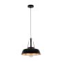 Italux PALOMA MDM-3619/1M BK+GD Lampă cu pendul 1x60W/E27 IP20