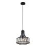 Italux SAWIN MDM-2725_1A BK Lampă cu pendul 1x40W/E27 IP20