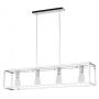 Italux SIGALO MD-BR4366-D4 CH Lampă cu pendul 4x60W/E27