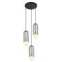 Italux SIMON MDM-3938/3 BK Lampă cu pendul 1x25W/G9 IP20