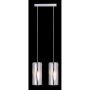 Italux TRIPLET MDM1575/2CR Lampă cu pendul 2x60W/E27