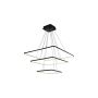 Milagro NIX BLACK ML519 Lampă cu pendul 3x117W/LED 8190LM