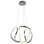 Cosmolight TOKYO P01663CH Lampă cu pendul 1x42W/LED 3014LM