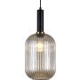 Italux ANTIOLA PND-5588-1L-BK+AMB Lampă cu pendul 1x40W/E27 IP20